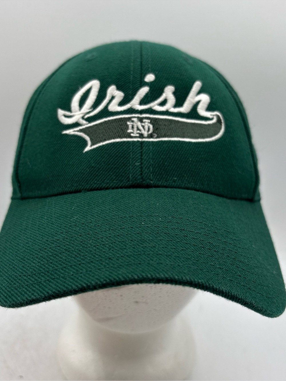Notre Dame Fighting Irish NCAA American Needle Script Green SnapBack Hat OSFM